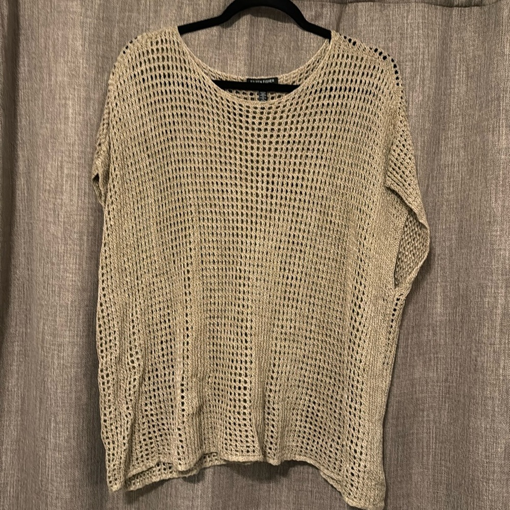 Eileen Fisher mesh top
